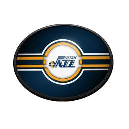 Utah Jazz: Oval Slimline Lighted Wall Sign