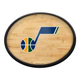 Utah Jazz: Oval Slimline Lighted Wall Sign