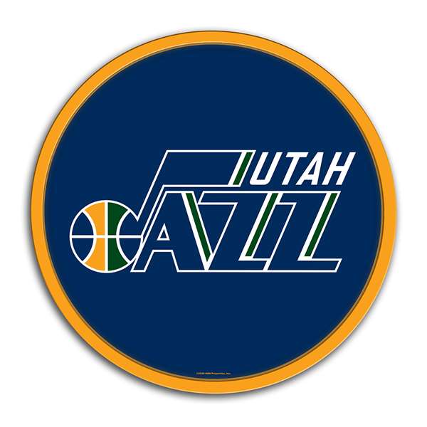 Utah Jazz: Modern Disc Wall Sign
