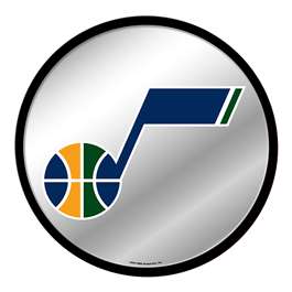 Utah Jazz: Modern Disc Mirrored Wall Sign