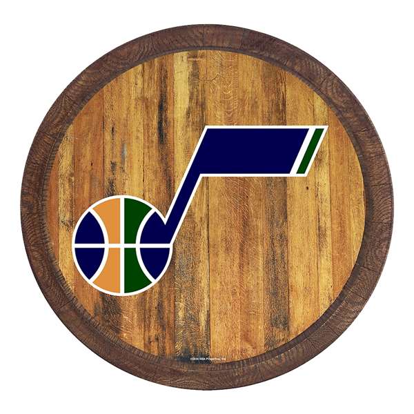Utah Jazz: "Faux" Barrel Top Sign