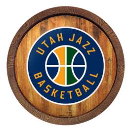 Utah Jazz: Logo - "Faux" Barrel Top Sign