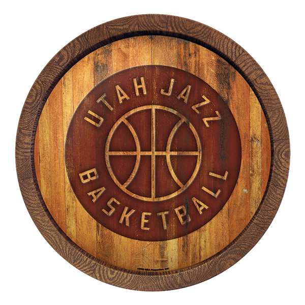 Utah Jazz: Logo - "Faux" Barrel Top Sign
