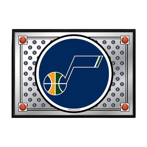 Utah Jazz: Team Spirit - Framed Mirrored Wall Sign