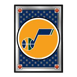 Utah Jazz: Team Spirit - Framed Mirrored Wall Sign