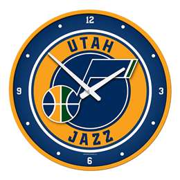 Utah Jazz: Modern Disc Wall Clock