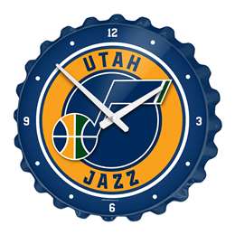 Utah Jazz: Bottle Cap Wall Clock