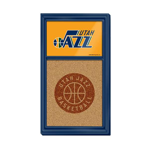 Utah Jazz: Dual Logo 2 - Cork Note Board