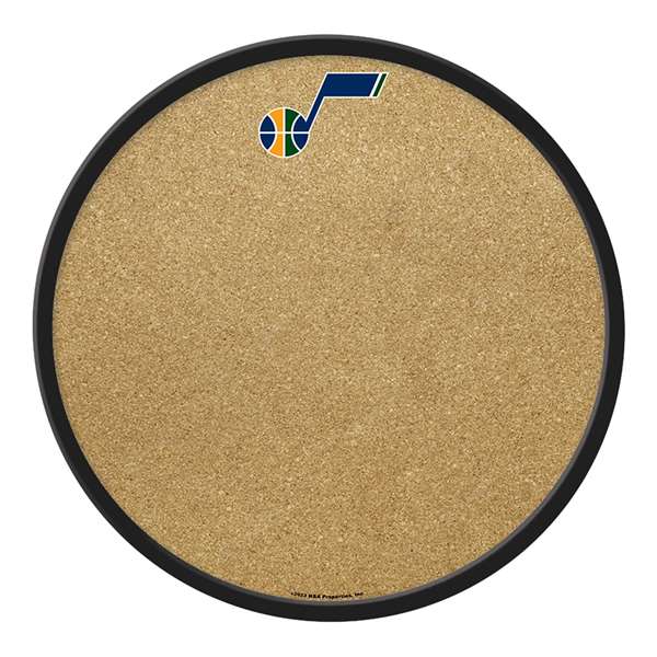 Utah Jazz: Modern Disc Cork Board