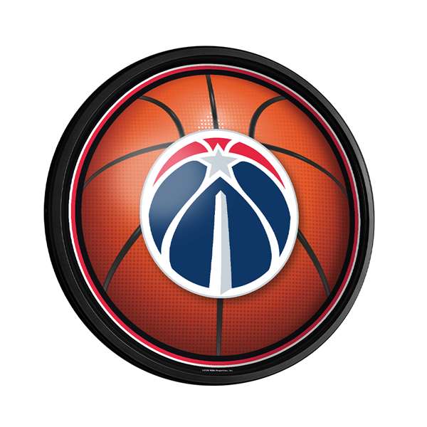Washington Wizards: Basketball - Round Slimline Lighted Wall Sign