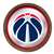 Washington Wizards: "Faux" Barrel Top Mirrored Wall Sign