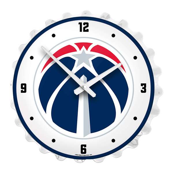 Washington Wizards: Bottle Cap Lighted Wall Clock