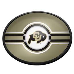 Colorado Buffaloes: Gold - Oval Slimline Lighted Wall Sign