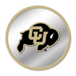 Colorado Buffaloes: Modern Disc Mirrored Wall Sign
