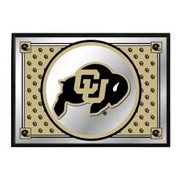 Colorado Buffaloes: Team Spirit - Framed Mirrored Wall Sign
