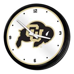 Colorado Buffaloes: Retro Lighted Wall Clock