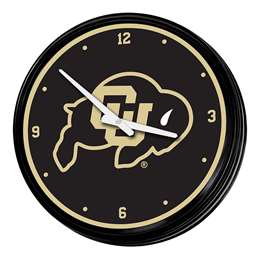 Colorado Buffaloes: Retro Lighted Wall Clock