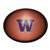 Washington Huskies: Pigskin - Oval Slimline Lighted Wall Sign  