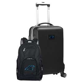 Carolina Panthers  Deluxe 2 Piece Backpack & Carry-On Set L104