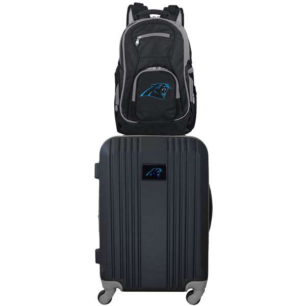 Carolina Panthers  Premium 2-Piece Backpack & Carry-On Set L108