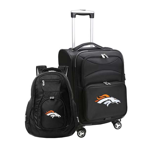 Denver Broncos  2-Piece Backpack & Carry-On Set L102