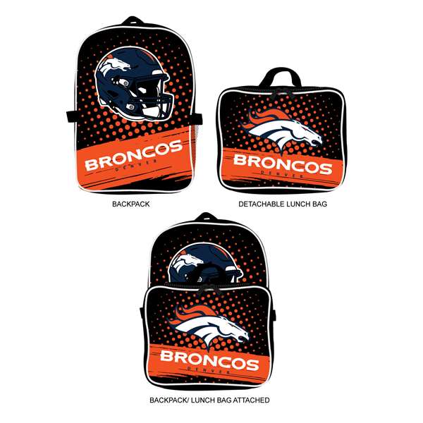 Denver Broncos  Backpack Lunch Bag  L720