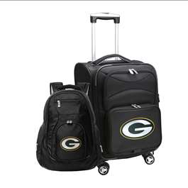 Green Bay Packers  2-Piece Backpack & Carry-On Set L102
