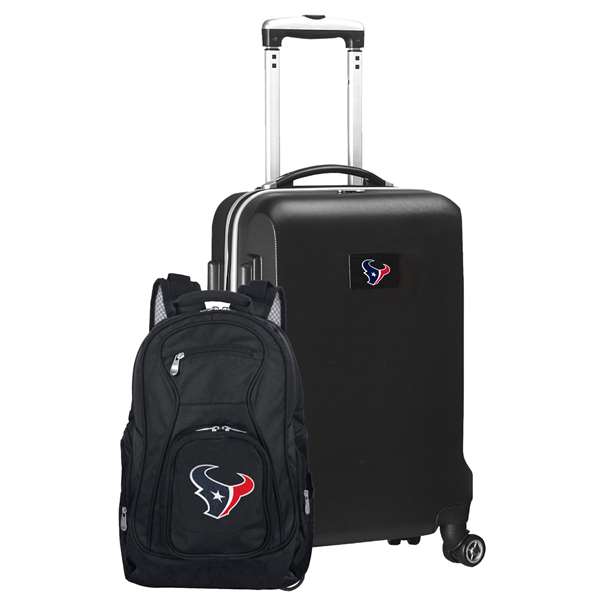 Houston Texans  Deluxe 2 Piece Backpack & Carry-On Set L104