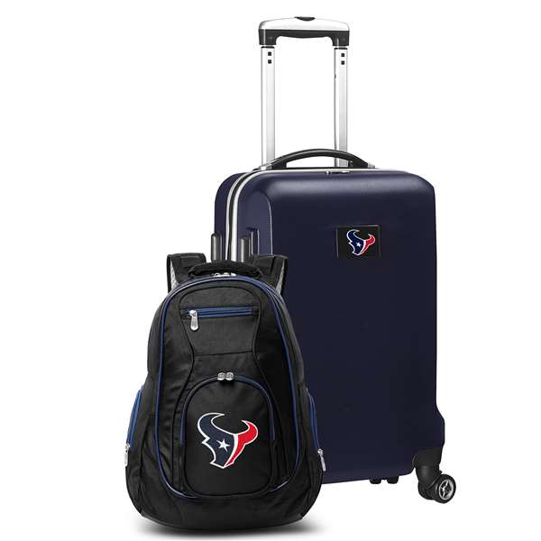 Houston Texans  Deluxe 2 Piece Backpack & Carry-On Set L104