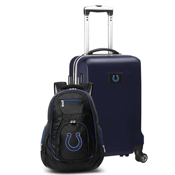 Indianapolis Colts  Deluxe 2 Piece Backpack & Carry-On Set L104