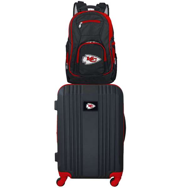 Kansas City Chiefs  Premium 2-Piece Backpack & Carry-On Set L108