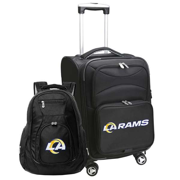 Los Angeles Rams 2-Piece Backpack & Carry-On Set L102