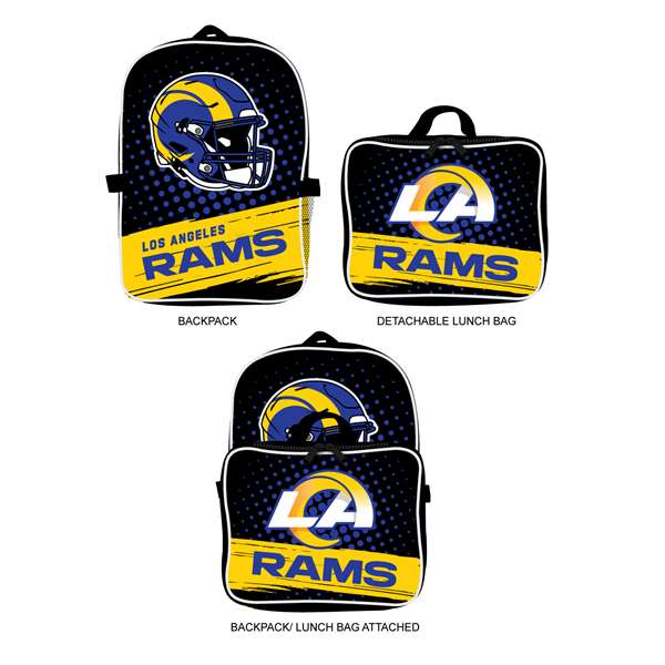 Los Angeles Rams Backpack Lunch Bag  L720