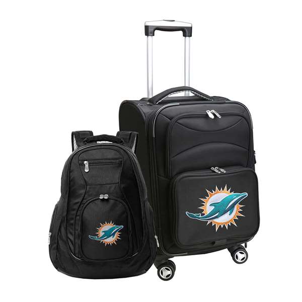 Miami Dolphins  2-Piece Backpack & Carry-On Set L102