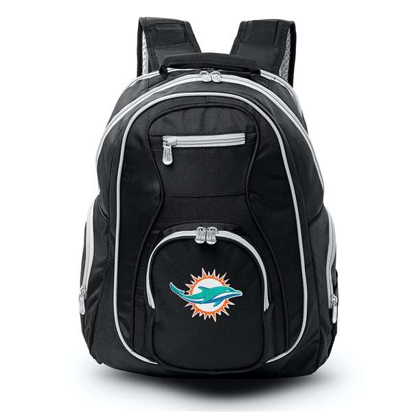 Miami Dolphins  19" Premium Backpack W/ Colored Trim L708