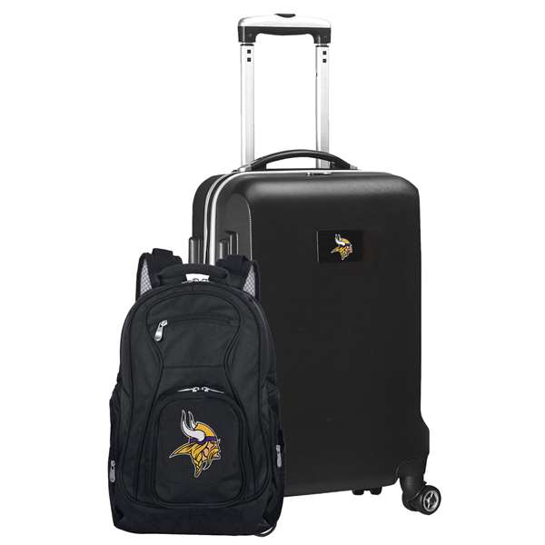 Minnesota Vikings  Deluxe 2 Piece Backpack & Carry-On Set L104