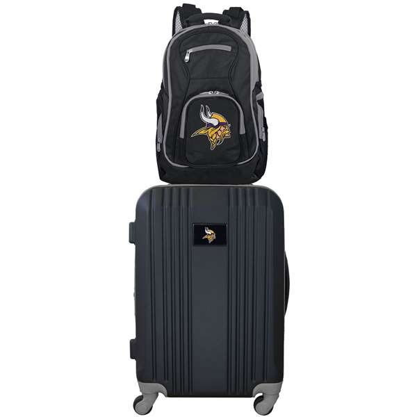Minnesota Vikings  Premium 2-Piece Backpack & Carry-On Set L108