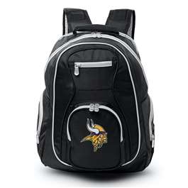 Minnesota Vikings  19" Premium Backpack W/ Colored Trim L708