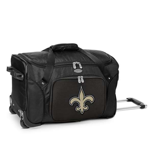New Orleans Saints  22" Wheeled Duffel Bag L401