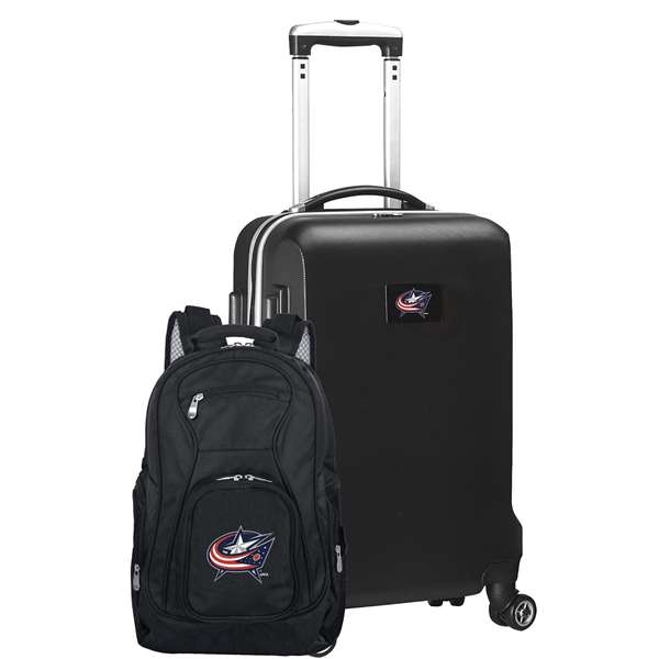 Columbus Blue Jackets  Deluxe 2 Piece Backpack & Carry-On Set L104