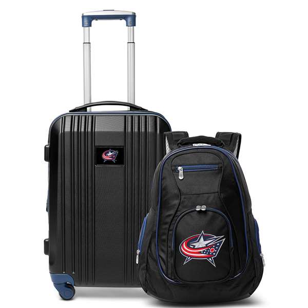 Columbus Blue Jackets  Premium 2-Piece Backpack & Carry-On Set L108