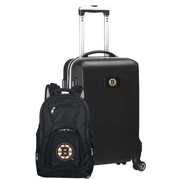 Boston Bruins  Deluxe 2 Piece Backpack & Carry-On Set L104