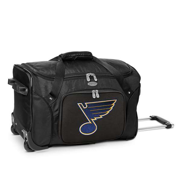 St Louis Blues  22" Wheeled Duffel Bag L401