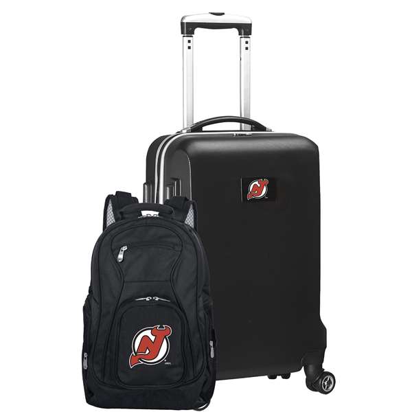 New Jersey Devils  Deluxe 2 Piece Backpack & Carry-On Set L104
