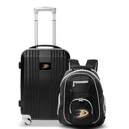 Anaheim Ducks  Premium 2-Piece Backpack & Carry-On Set L108