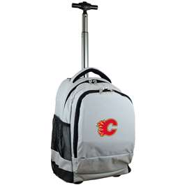 Calgary Flames  19" Premium Wheeled Backpack L780