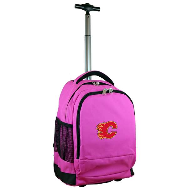 Calgary Flames  19" Premium Wheeled Backpack L780