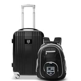 Los Angeles Kings  Premium 2-Piece Backpack & Carry-On Set L108