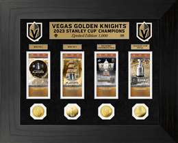 Vegas Golden Knights 2023 NHL Stanley Cup Champions Deluxe Ticket Photo Mint  