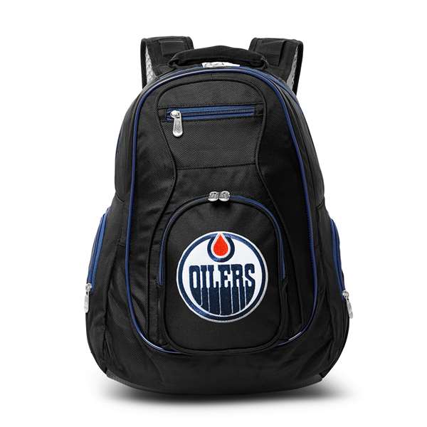 Edmonton Oilers  19" Premium Backpack W/ Colored Trim L708